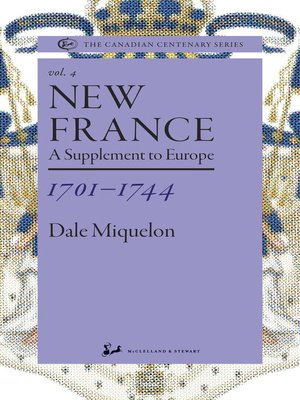 cover image of New France 1701-1744